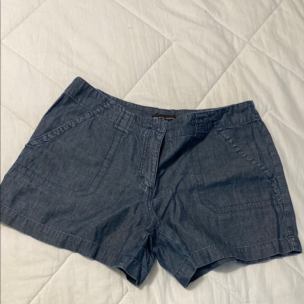 Women's Blue Denim Shorts